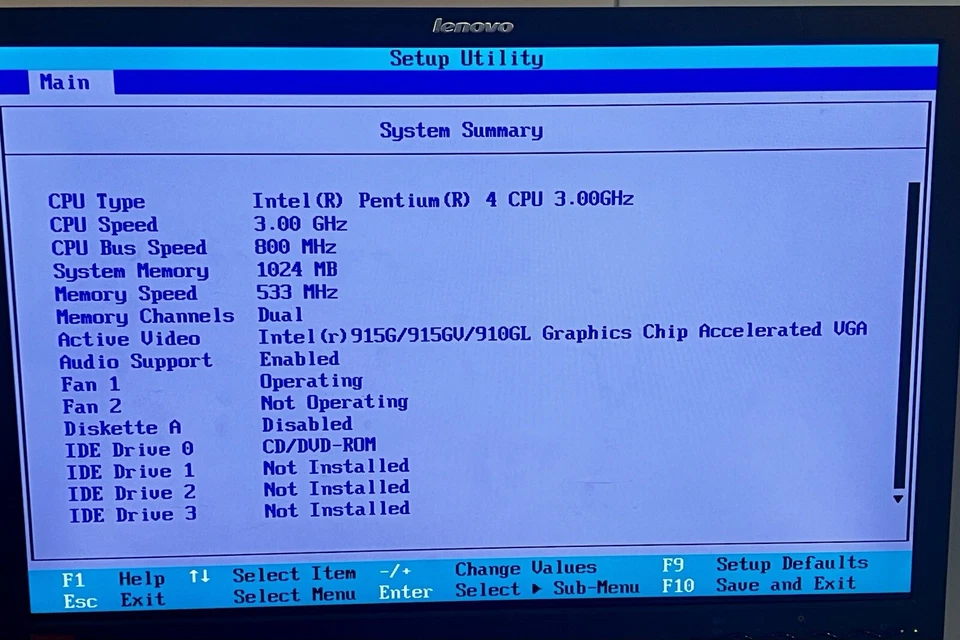 IBM Thinkcentre A51 M8131-BU MT PM 4/D 3.0GHz 500GB 2GB RS-232 WINDOWS XP SP3 - Image 4 of 4