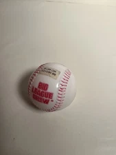 EMPTY Vntg Big League Chew Plastic Baseball Easter Egg HTF Toy Bubble Gum White