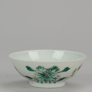 Antique 19th c Chinese Porcelain Bowl Qing ca 1900