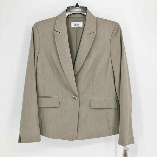 LE SUIT Womens Blazer 8 Stone Notch Collar Single Button Jacket 50040559-T02 NWT - Picture 3 of 11