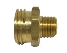 Engineered Controls Brass ACME x 3/4" NPT Adapter 1-3/4" M ACME Propane LP