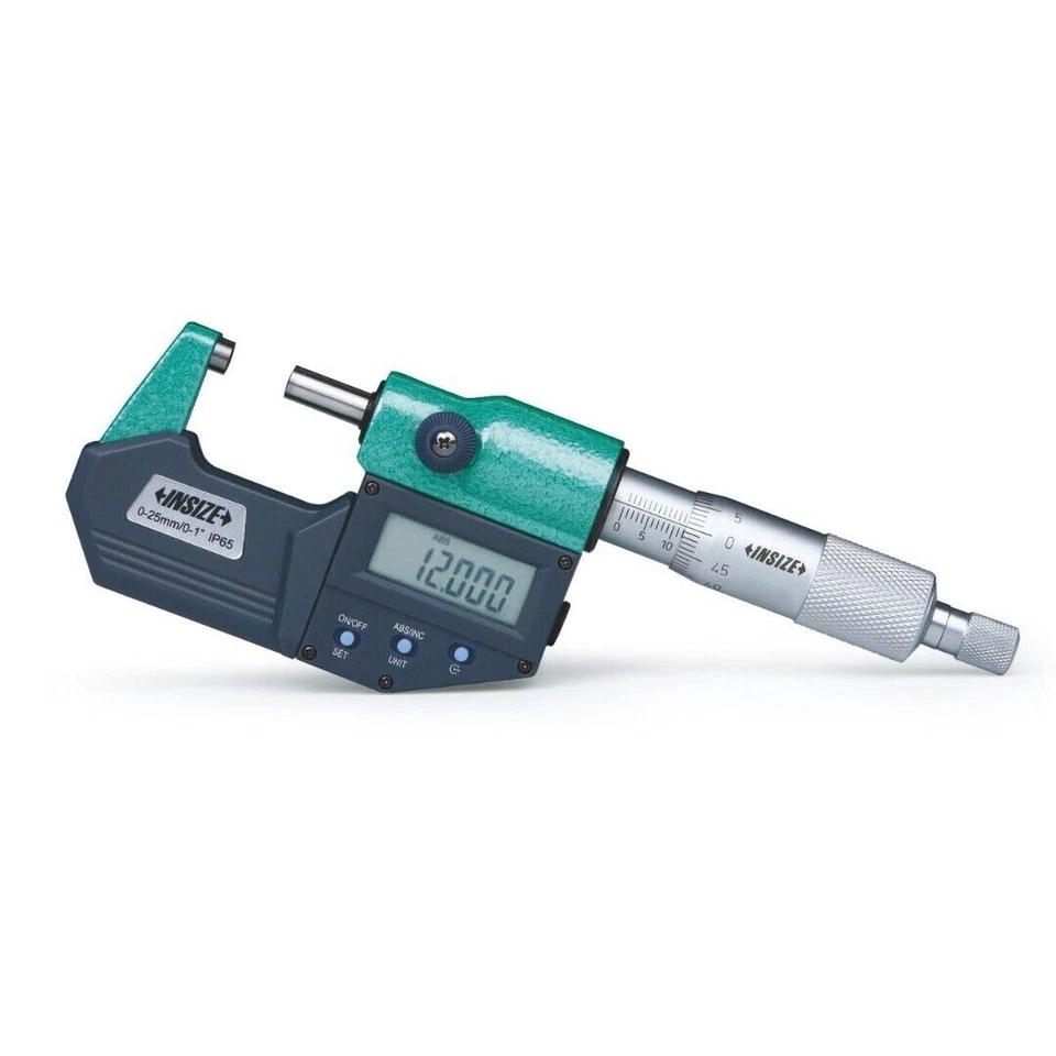 Insize 3101-75A Digital Outside Micrometer Range 50-75mm/2-3″ IP65 Waterproof - Image 4 of 4