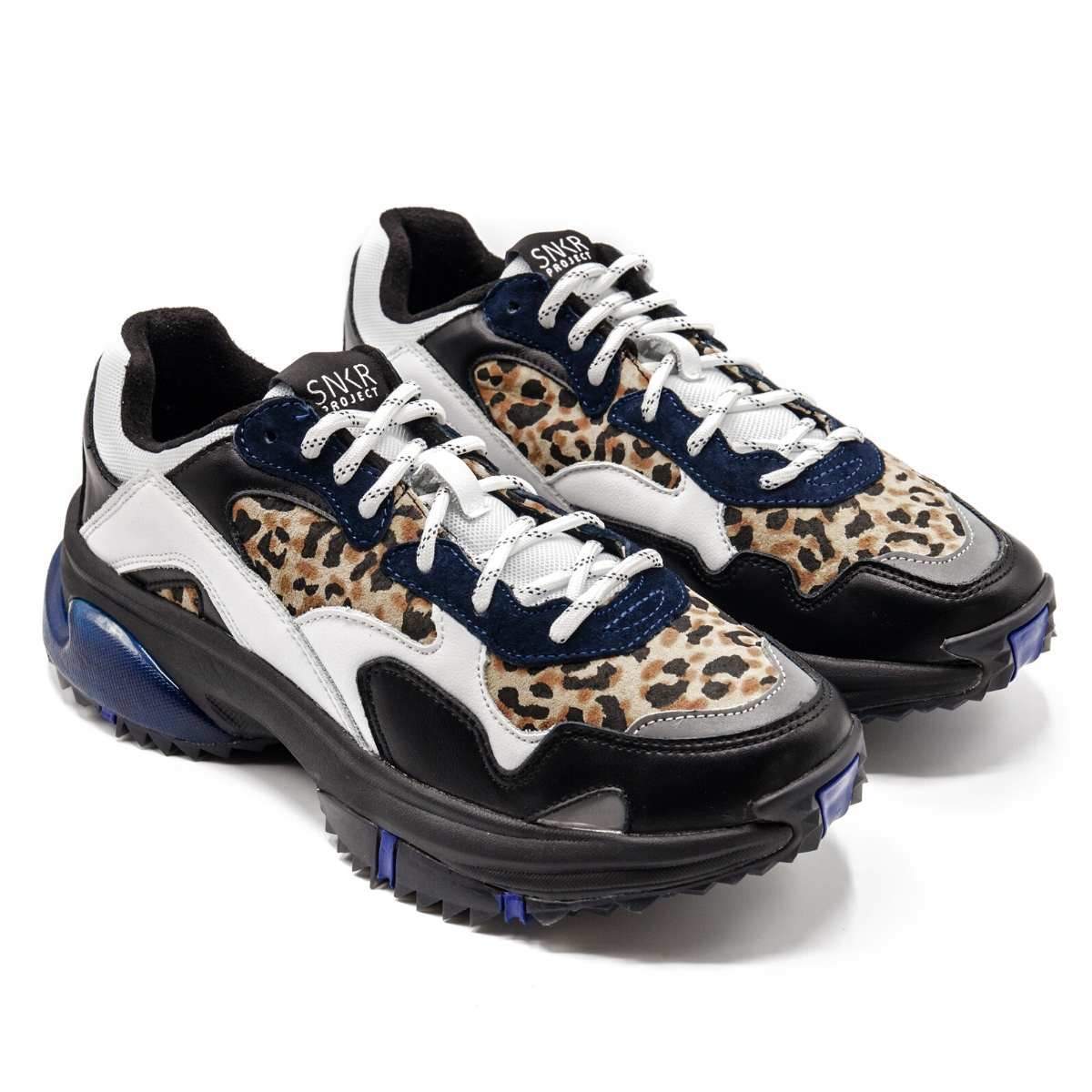 Snkr Project Rodeo SNKR Project Women's Prospect Park Sneaker Shoes Black/White/Exotic | eBay
