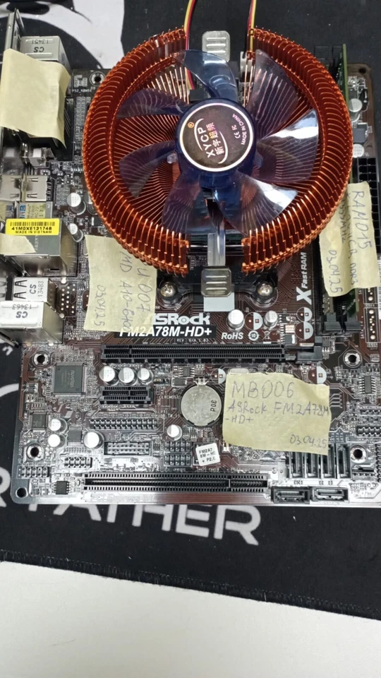 ASRock FM2A78M-HD+ mit AMD A10-6700, 8GB DDR3 1333MHz, gebraucht - Bild 1 von 1