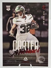 2021 Michael Carter Chronicles Luminance Update Red Rookie RC 185/199 #207 Jets