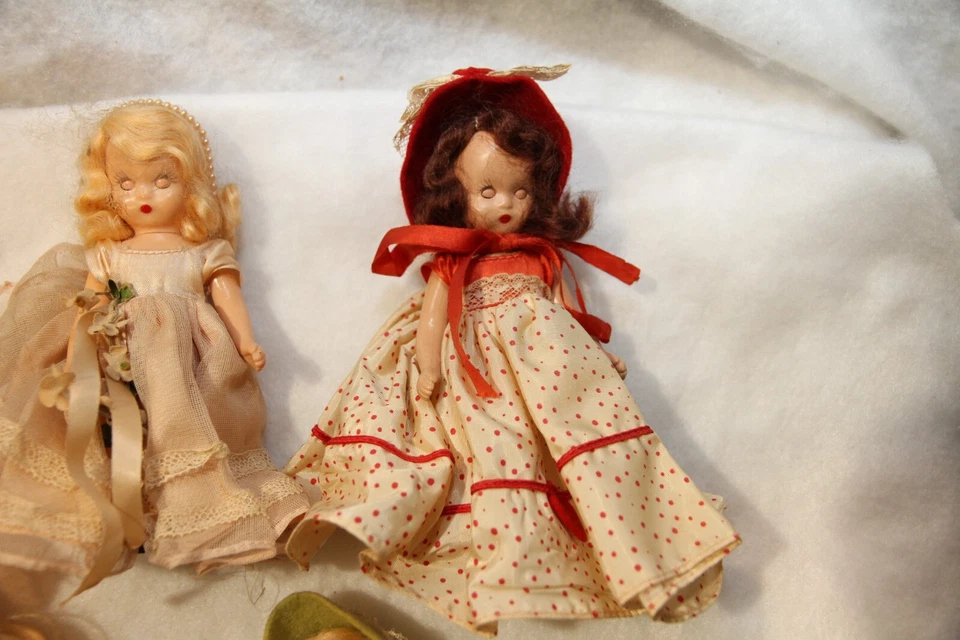 MUÑECAS NANCY ANN CUENTOS VINTAGE - Lote de 5 Muñecas Bisque 5.5" Ver Fotos Foto 4 de 4