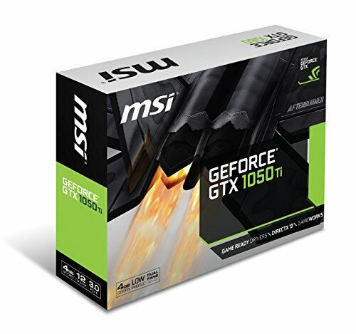 MSI low profile compatible graphics card GEFORCE GTX 1050 TI 4GT