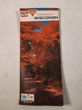 Carte routière vintage CONOCO Wisconsin carte de touraid