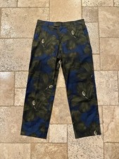 Dries Van Noten Floral Tapestry Wide Leg Trousers Pants