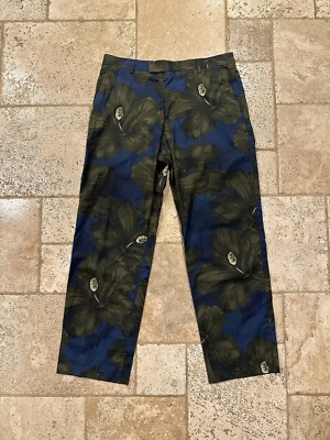 Dries Van Noten Floral Tapestry Wide Leg Trousers Pants | eBay