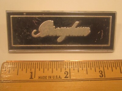 Vintage Metal Car Emblem  BROUGHAM [Y64G]