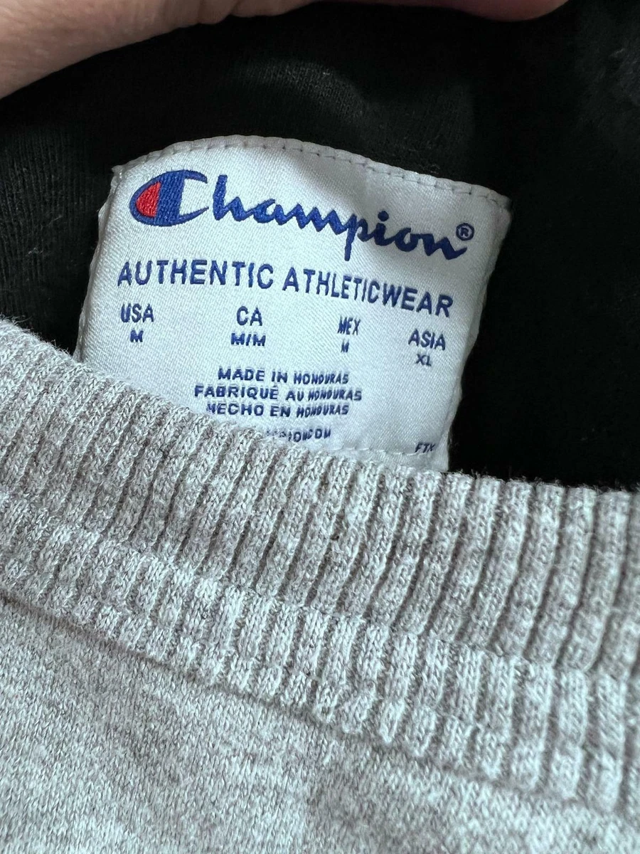 Champion Authentic Athletic Wear Grey Pullover Long Sleeve Size M