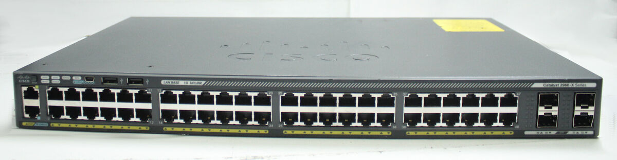 Cisco Catalyst WS-2960X-48TS-L V05 48-Port PoE+ Network Cisco Catalyst WS-2960X-48TS-L V05 48-Port PoE+ Network