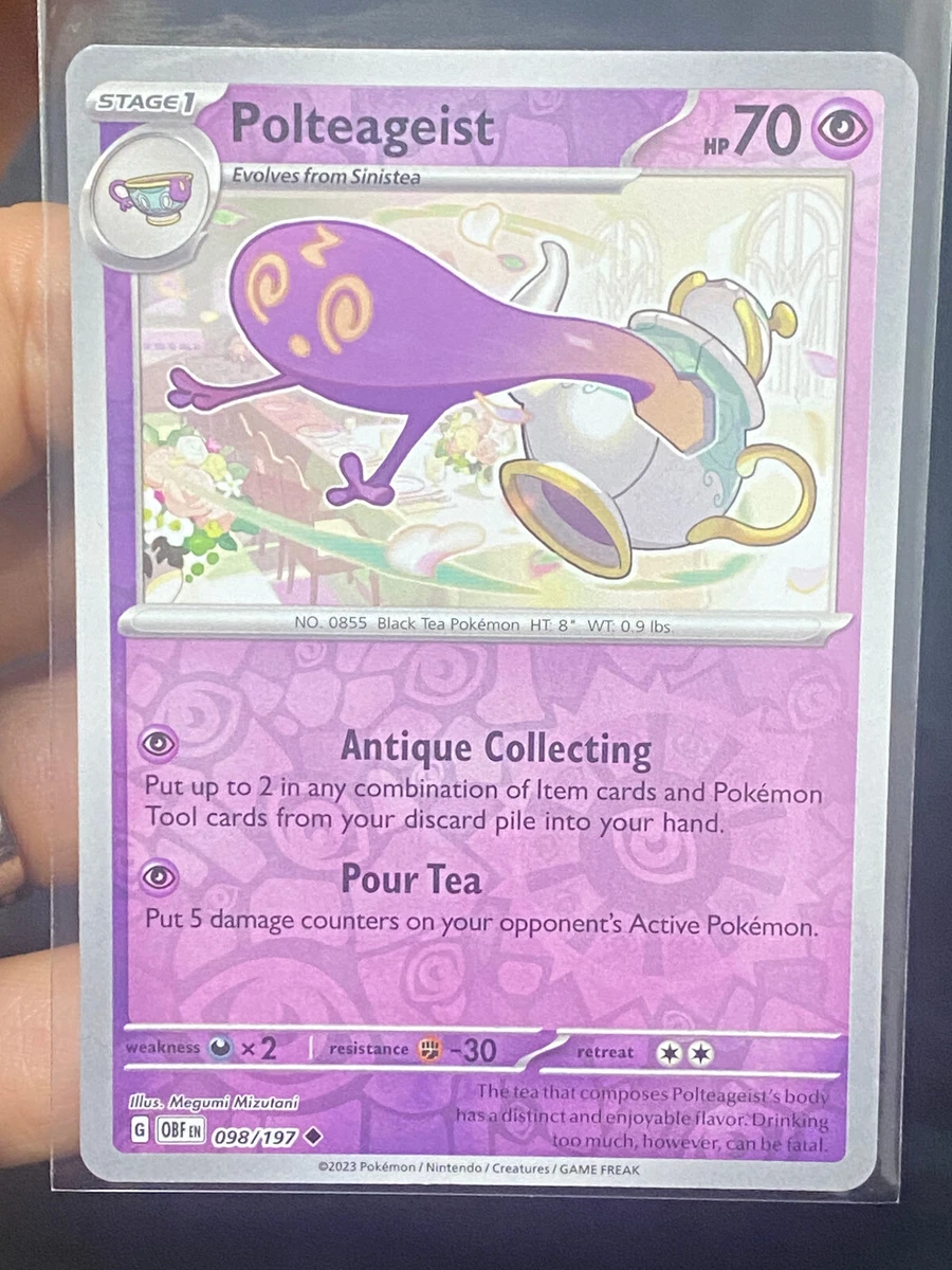 polteageist pokemon card value (Thank You Promo) (083/189) [Miscellaneous Cards & Product Plug Pokmon Hit Points60 HP Form Pokemon TCG: Polteageist V Box