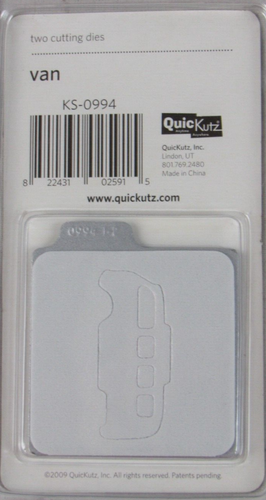 QuicKutz Van 2x2 2 cutting die KS-0994 - Picture 2 of 2
