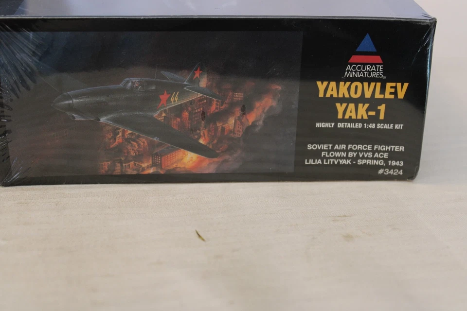 Масштаб 1/48 точные миниатюры, Yakovlex YAK-1 модель набор #3424 BN запечатанная коробка - Изображение 2 из 3