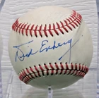 DICK ENBERG - Autographed Baseball - No COA - Sportscaster Great!