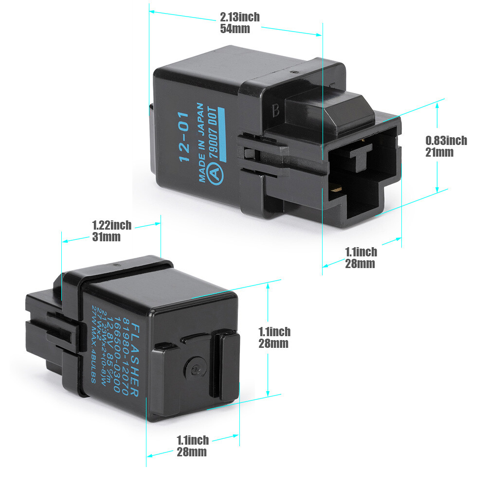 New Turn Signal Flasher Relay 81980-12070 Fit for Toyota Camry