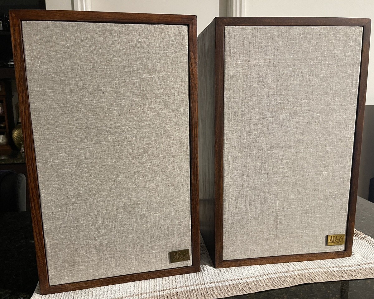 Acoustic Research AR-6 Speakers -Restored but Read- | eBay Acoustic Research AR-6 Speakers -Restored but Read- | eBay