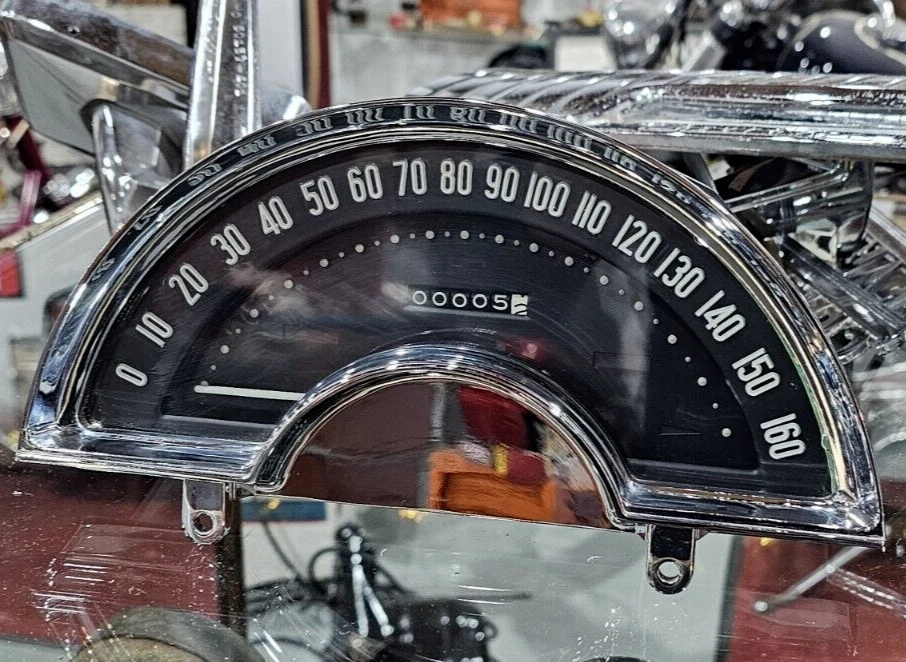 Conjunto de PEDÔMETRO Corvette início de 1958 fabricante de equipamento original 1585438-W datado de 3 de outubro de 1957 vintage - Imagem 2 de 4