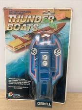 Lanard Toys Thunder Boats Waterthrust Jet Action Turbo 1987 New / Sold As-Is