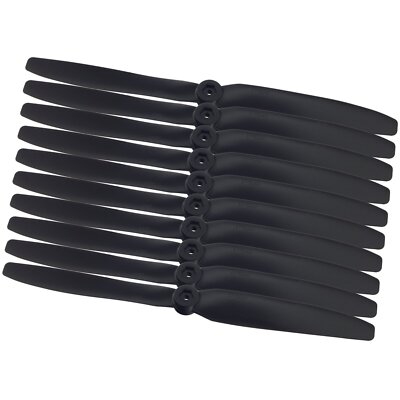 10x GWS 8x4 Luftschraube Luftschrauben Propeller Direct Drive Slowflyer Schwarz