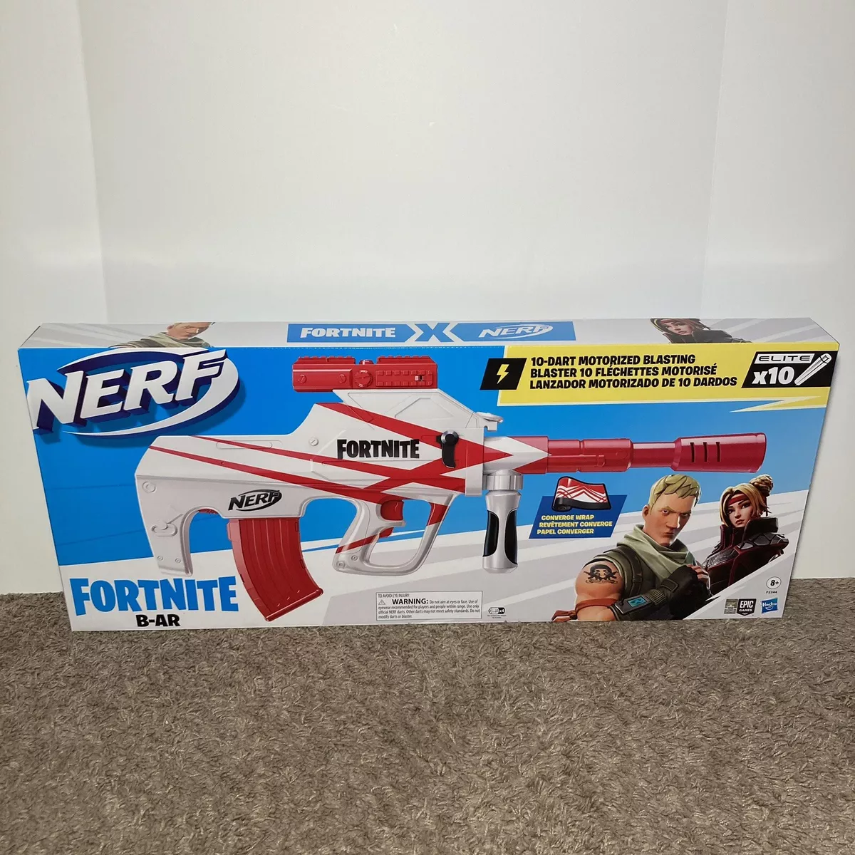 Nerf Fortnite B-AR Motorized Dart Blaster