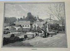 Copperplate engraving Weischenfeld Union X. H. Franconian Switzerland S6_24