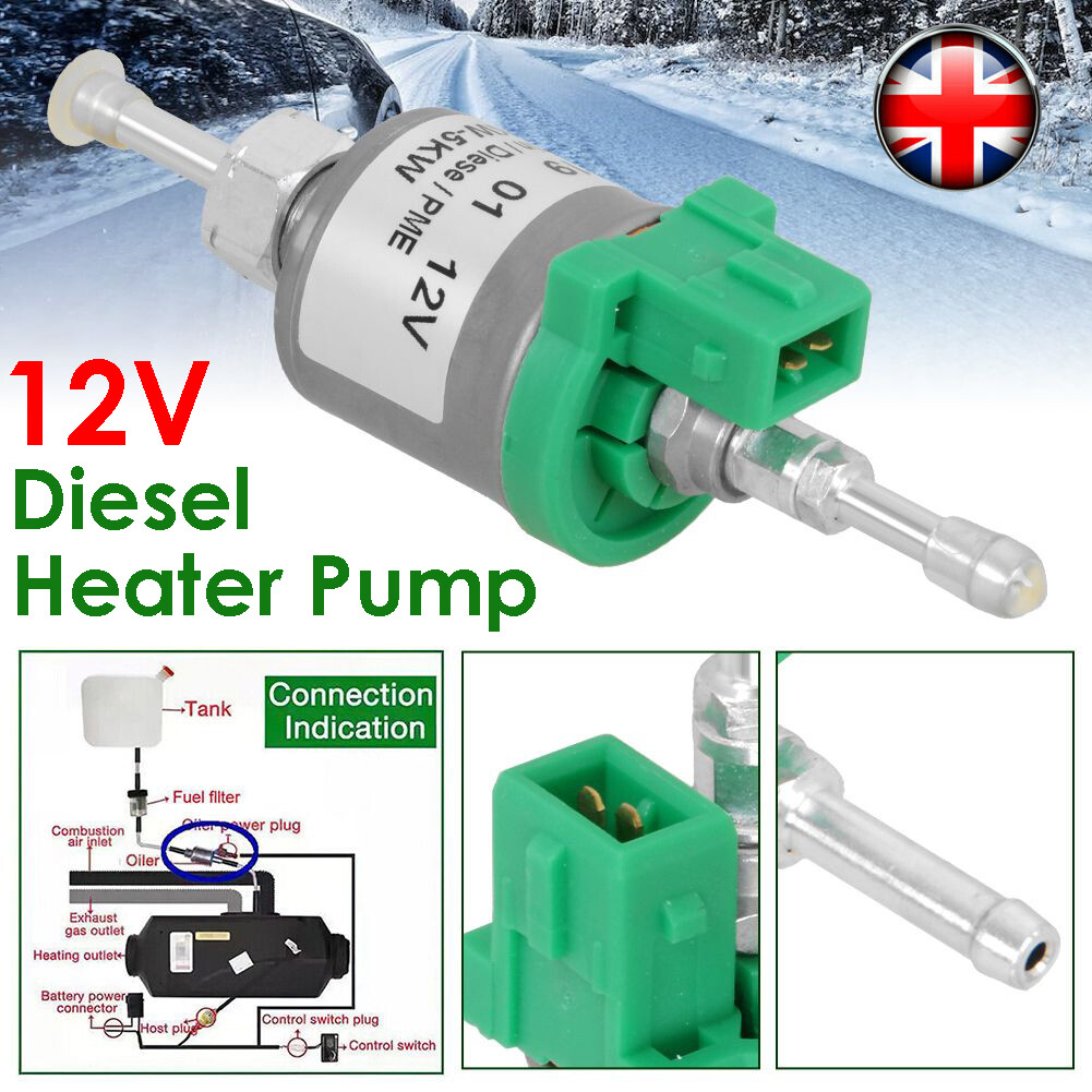 Universal 12V 5KW Ultra Quiet Metal Car Heater Fuel Pump Air Diesel