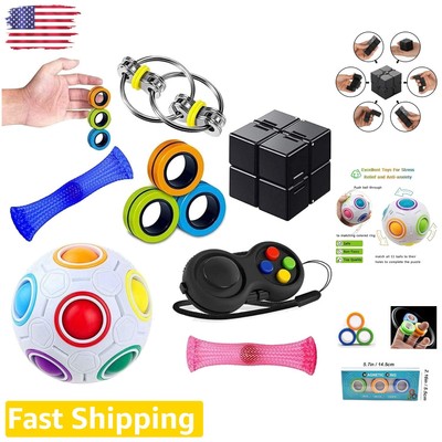 Child-Safe Fidget Tools Bundle - Eco-Friendly Stress Relievers for All Ages