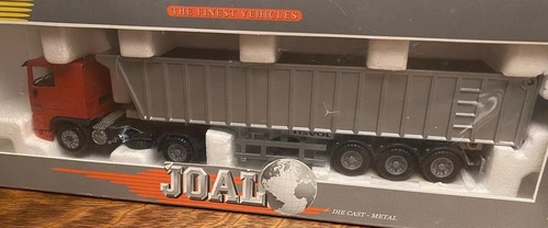 JOAL REF.351 DAF 95XF TIPPER TRAILER 1.50 SCALE NIB DCP - Picture 5 of 11