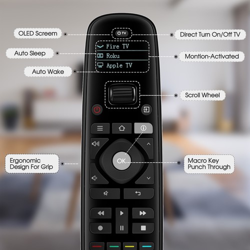 SofaBaton U2 – Uniwersalny programowalny pilot zdalnego sterowania z wyświetlaczem OLED - Zdjęcie 7 z 7