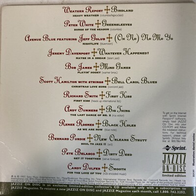 JAZZIZ December 1997 CD Various Jazz Artists cd - EXC ! - AAA | eBay