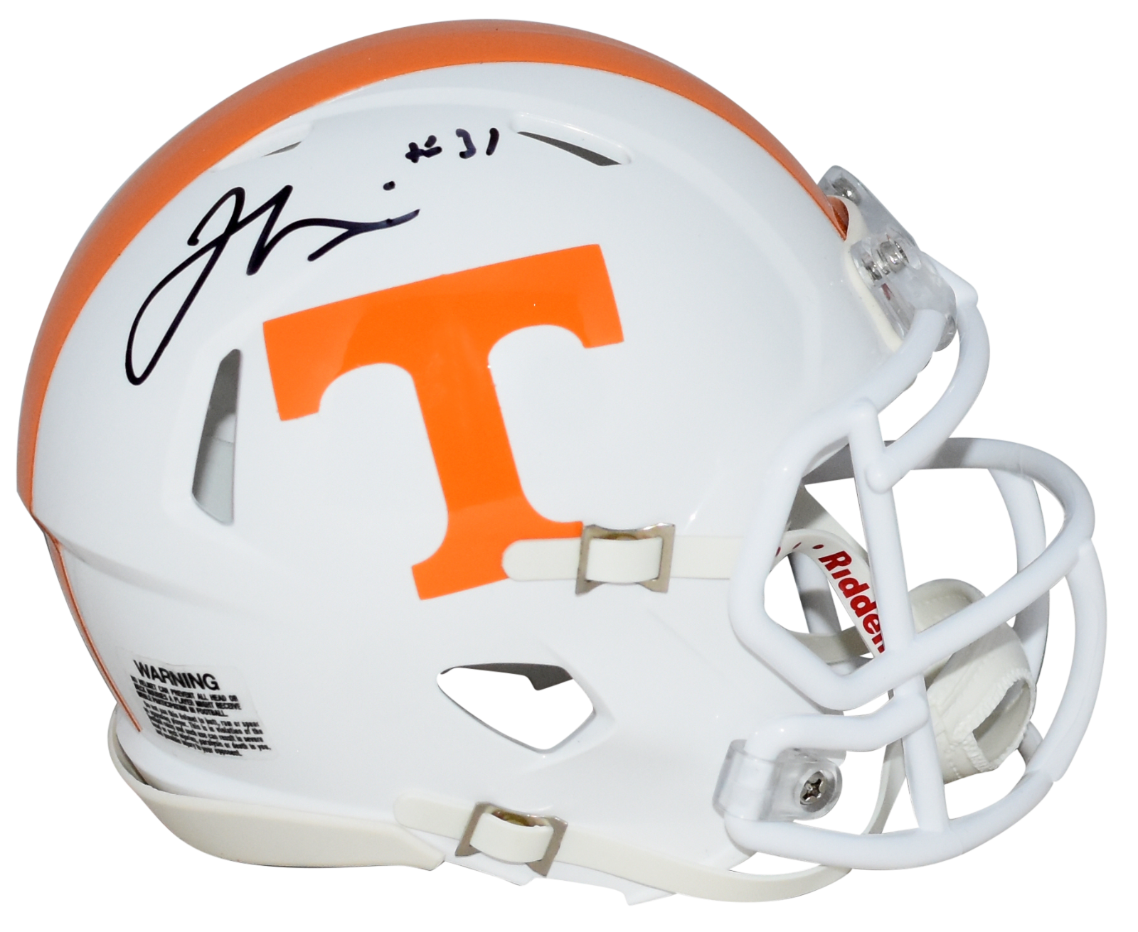 Jamal Lewis Autographed Signed Tennessee Volunteers SPEED MINI HELMET BECKETT 