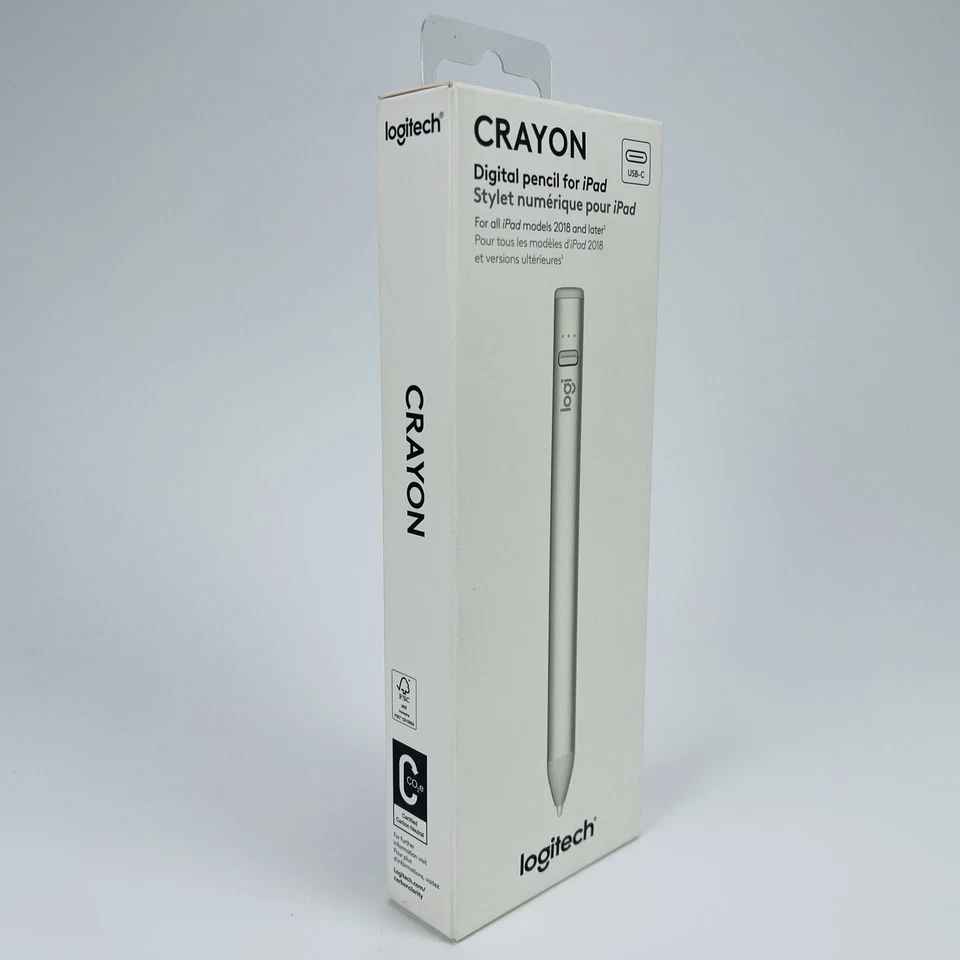 Logitech 914-000070 Crayon Digital Pencil for iPad Models w/USB-C Ports - Image 2 of 4