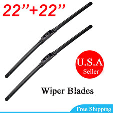 NEW 22/22 Windshield Wiper Blades Premium Hyb...