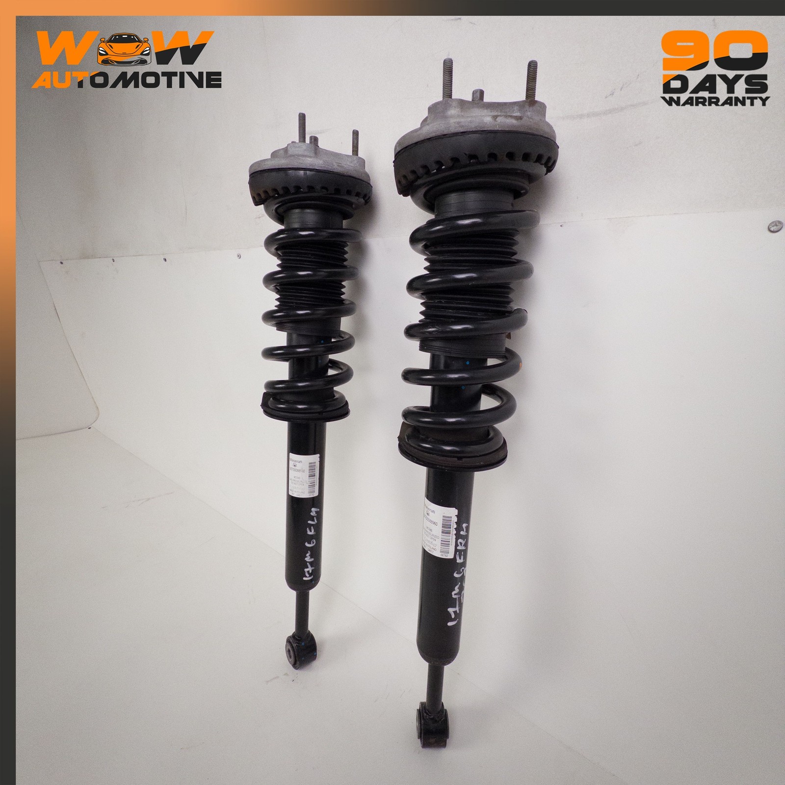 14-19 MASERATI GHIBLI FRONT LEFT RIGHT SHOCK ABSORBER SHOCK STRUT SET OEM