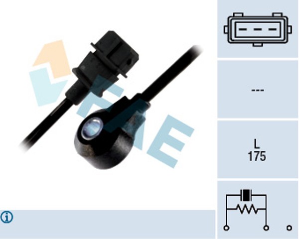 Fae Klopfsensor 60143 FüR Audi A3 Bora Vw Seat Skoda Golf 1J5 1J1 1J2 8L1 8N9 Tt-image
