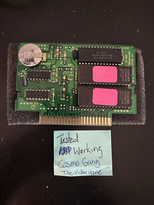 Cosmo Gang The Video Prototype Super Nintendo, SHVC-2P3B-01, Please Read!
