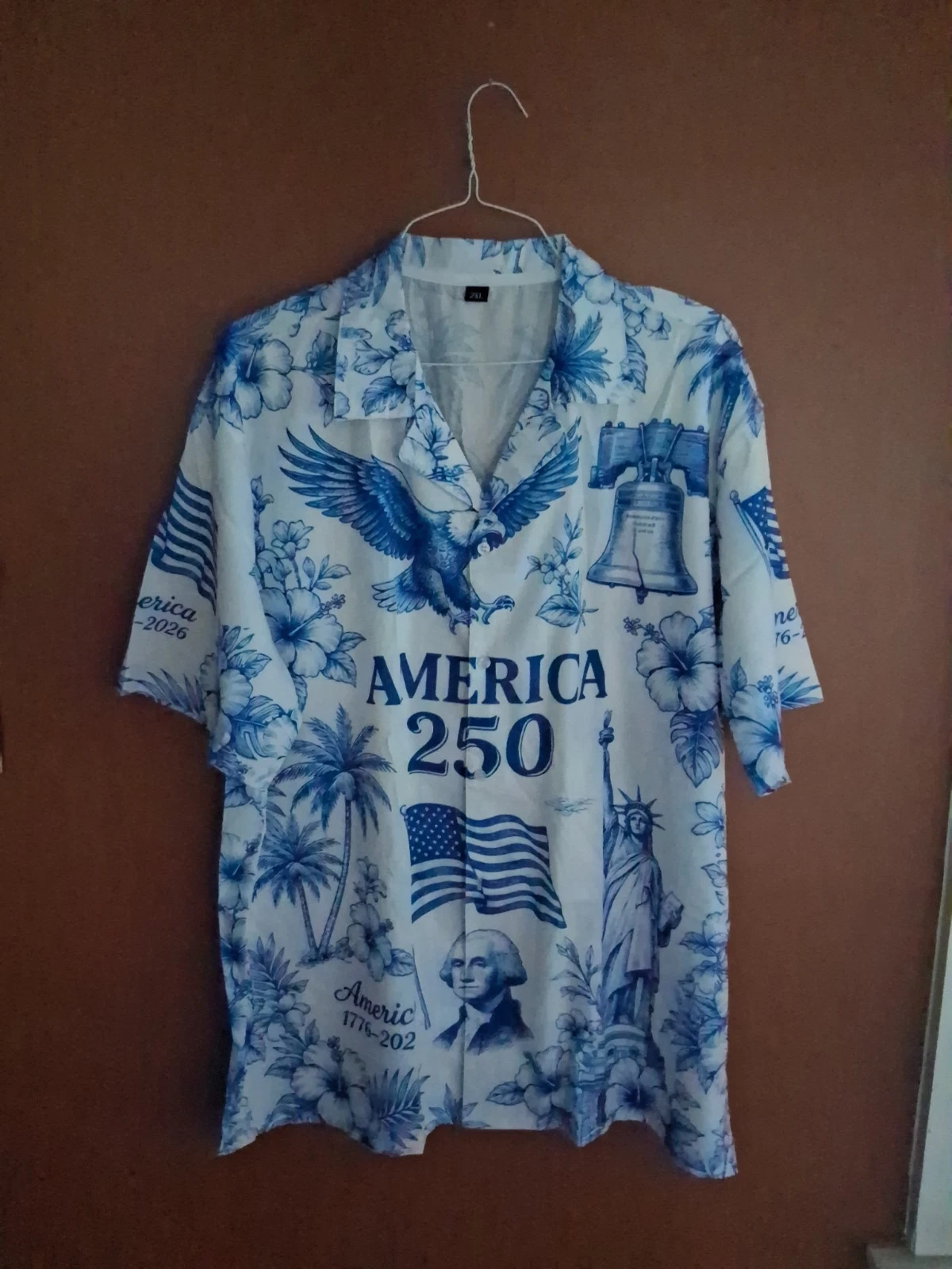America 250 Hawaiian Shirt Men's XXL