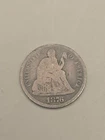 1876 Seated Liberty Silver Dime 10c