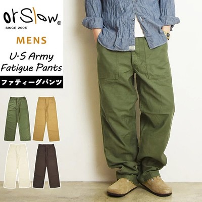 OrSlow US Army Fatigue Pants, Baker Pants, Military Pants, Made in