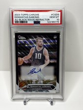 2023 Topps Chrome #CGDS Domantas Sabonis Auto Black Wave Refractor #’d 07/10