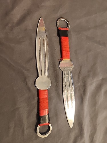 Double Daggers Aluminum Training Knife Martial Arts Kung Fu Knives Shaolin Kali