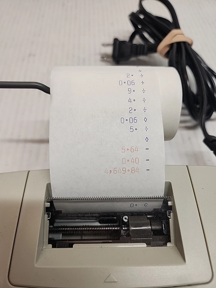 Victor 12 Digit Desktop 2 Color Printing Calculator, 1225-2 - Image 3 of 4