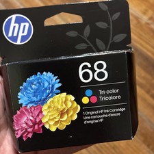 HP 68 Tri Color Original Ink Cartridge exp 2028 NEW SEALED