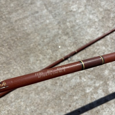 VINTAGE FENWICK FERALITE FF85, 8 ½ Ft. 4 1/8 oz, 2 Pc. FLY ROD 8