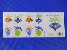20 FOREVER FIRST CLASS LETTER STAMPS HOLIDAY BAUBLES 2011 BOOK