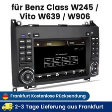 7'' Carplay F&uuml;r Mercedes Benz A B Klasse Viano Vito W639 Autoradio GPS Navi DAB+