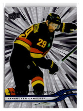 2025-26 Upper Deck Silver Outburst Marcus Pettersson #428 Vancouver Canucks